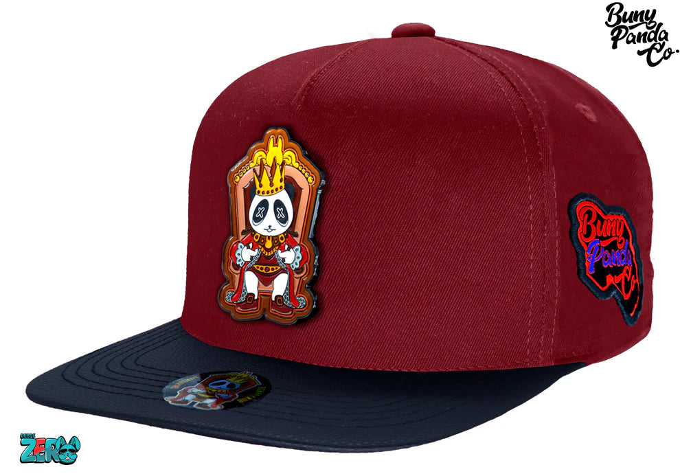 Panda King - Burgundy/Black V/Piel