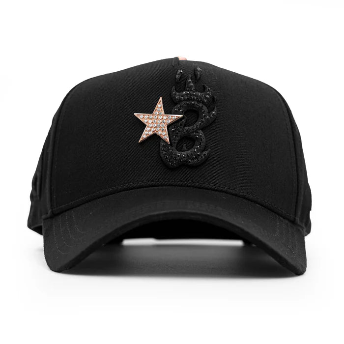 BARBAS HATS STAR ROSE GOLD